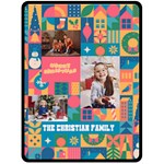 Christmas Graphic Photo Large Blanket Fleece Blanket (Large) 80 x60  Blanket Front