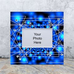 Network Connection Structure Knot White Box Photo Frame 4  X 6 