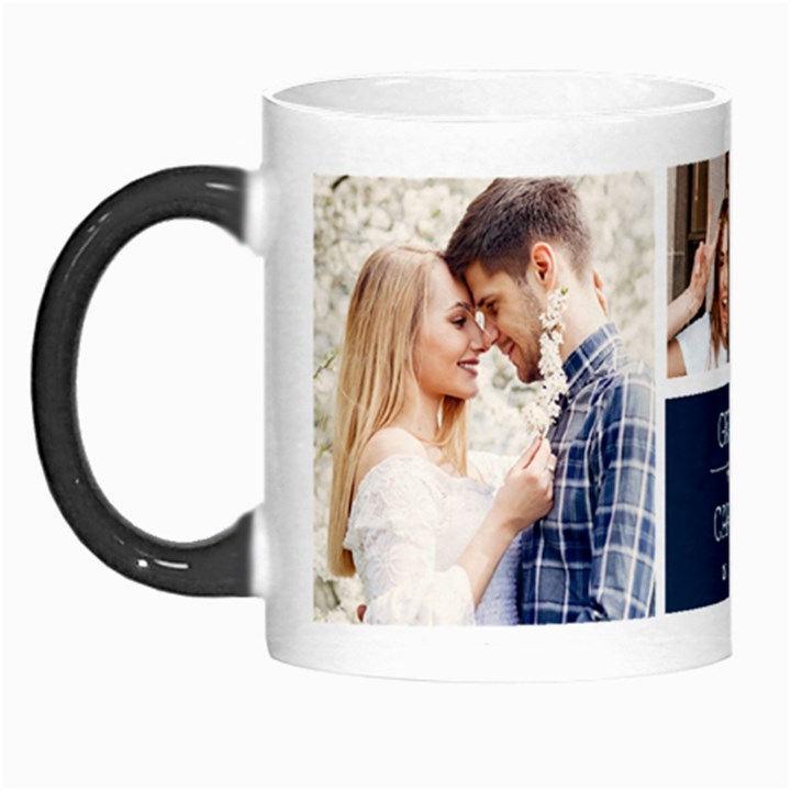Couple Photo Name Mug Morph Mug
