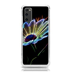 Flower Pattern Design Abstract Background Samsung Galaxy S20 6 2 Inch Tpu Uv Case