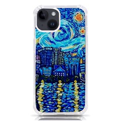Starry Night Van Gogh Painting Art City Scape Iphone 14 Tpu Uv Print Case