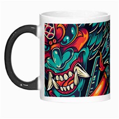 Vintage Tattoos Colorful Seamless Pattern Morph Mug
