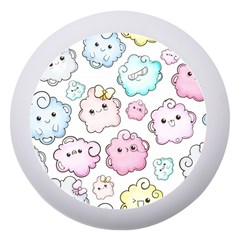 Cute Doodle Cartoon Seamless Pattern Dento Box With Mirror