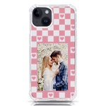 Personalized Heart Photo Phone Case iPhone 14 TPU UV Print Case Front