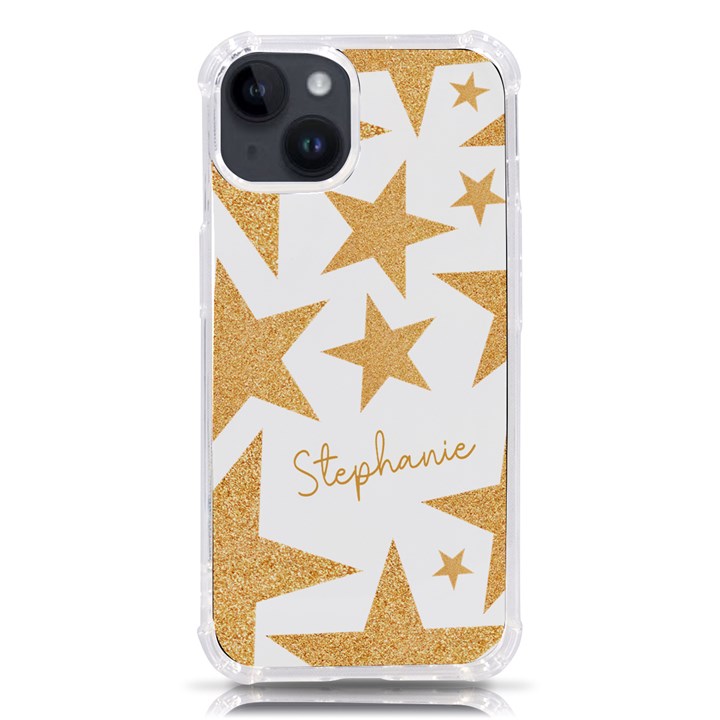 Personalized Shining Star Name Phone Case iPhone 14 TPU UV Print Case