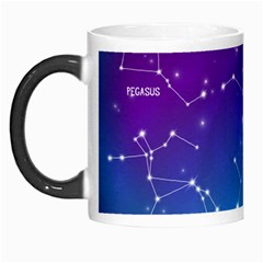 Realistic Night Sky Poster With Constellations Morph Mug