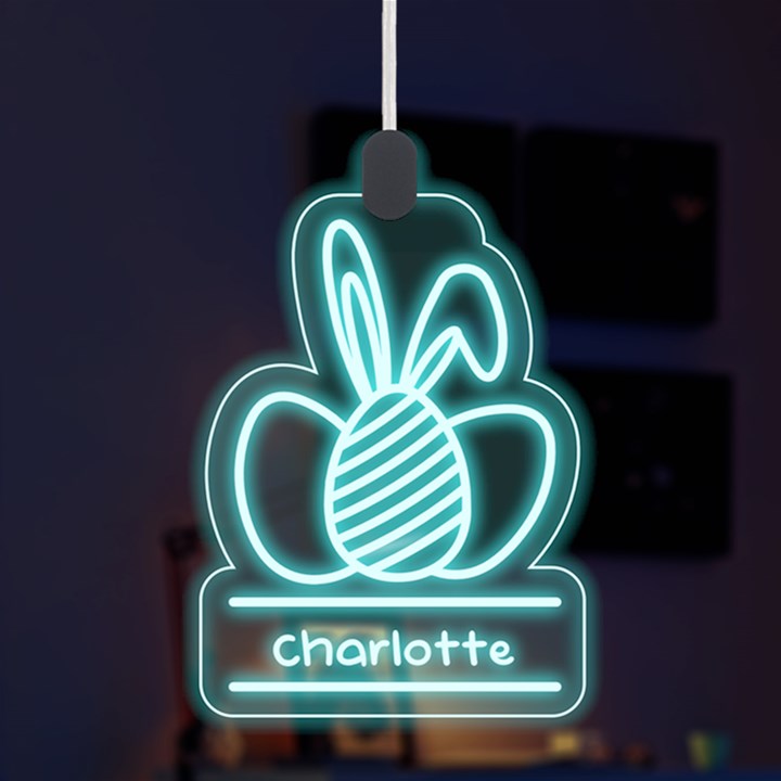 Easter Rabbit LED Acrylic Ornament