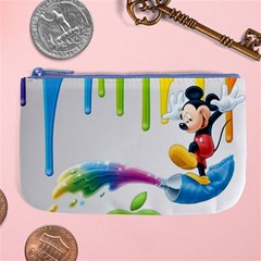 Mickey Mouse, Apple Iphone, Disney, Logo Large Coin Purse