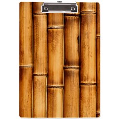 Brown Bamboo Texture  A4 Acrylic Clipboard