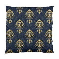 Floral Damask Pattern Texture, Damask Retro Background Standard Cushion Case (one Side)