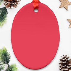 Pink, Color, Background, Monochromic, Minimalism Ornament (oval)