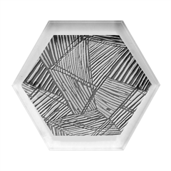 Abstract Geometric Pattern, Abstract Paper Backgrounds Hexagon Wood Jewelry Box