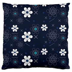 Flowers Pattern , Pattern, Flowers, Texture Large Cushion Case (one Side)