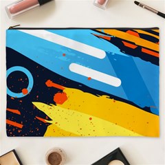 Colorful Paint Strokes Cosmetic Bag (xxxl)