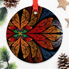 Fractals, Floral Ornaments, Rings Round Ornament (two Sides)