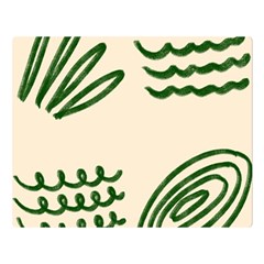 Elements Scribbles Wiggly Lines Two Sides Premium Plush Fleece Blanket (large)