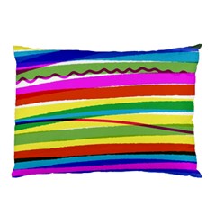 Print Ink Colorful Background Pillow Case (two Sides)