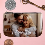 Personalized Couple Photo Anniversary Large Coin Purse Large Coin Purse Front