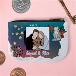 Personalized Photo Illustration Lover Name Mini Coin Purse Mini Coin Purse Back