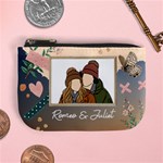 Personalized Photo Illustration Lover Name Mini Coin Purse Mini Coin Purse Front