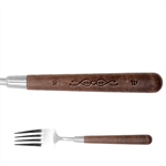 Personalized Wedding Name Stainless Steel Fork with wooden Handle  Stainless Steel Fork With Wooden Handle Fork