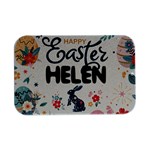 Personalized Easter Name Open Lip Metal Box Open Lid Metal Box (Silver)   Front