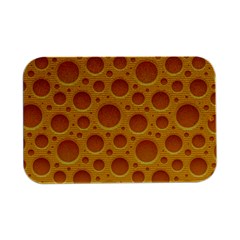 Cheese Texture Food Textures Open Lid Metal Box (silver)  