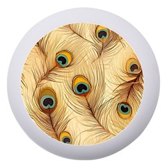 Vintage Peacock Feather Peacock Feather Pattern Background Nature Bird Nature Dento Box With Mirror