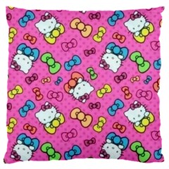 Hello Kitty, Cute, Pattern 16  Baby Flannel Cushion Case (two Sides)