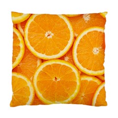 Oranges Textures, Close-up, Tropical Fruits, Citrus Fruits, Fruits Standard Cushion Case (one Side)