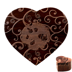 Patterns, Corazones, Texture, Red, Heart Wood Jewelry Box