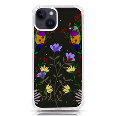 Bird Flower Plant Nature Iphone 14 Tpu Uv Print Case