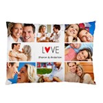 Personalized Love Photo Any Text Pillow Case Pillow Case (Two Sides) Front