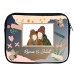 Personalized Photo Illustration Lover Name iPad Zipper Case Apple iPad Zipper Case Front