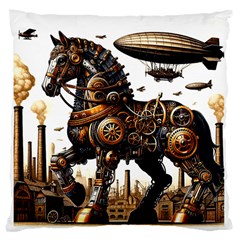 Steampunk Horse Punch 1 16  Baby Flannel Cushion Case (two Sides)