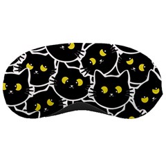 Cat Pattern Pet Drawing Eyes Sleep Mask
