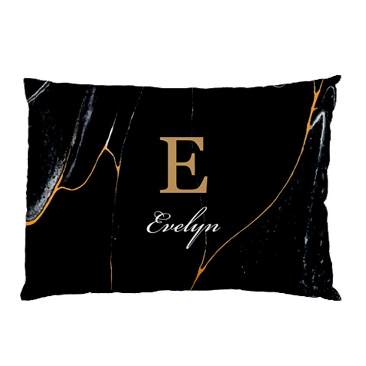 Personalized Initial Name Marble Pillow Case Pillow Case