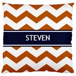 Personalized Monogram Name Any Text Large Cushion Case Large Cushion Case (One Side) Front
