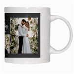 Personalized Wedding Photo Name Mug White Mug Right