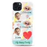 Personalized Two Head Love Pattern UV Print Case iPhone 15 TPU UV Print Case Front