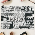 Personalized Newspaper Name Cosmetic Bag Cosmetic Bag (XXXL) Front