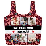 Personalized Photo We Love You Name Any Text Recycle Bag Full Print Recycle Bag (XXXL) Front