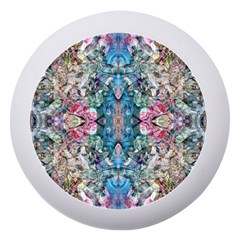 Turquoise Arabesque Dento Box With Mirror