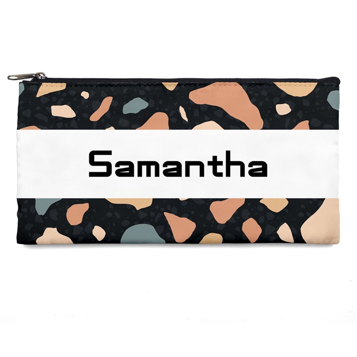 Personalized Stone Pattern Name Pencil Case Pencil Case
