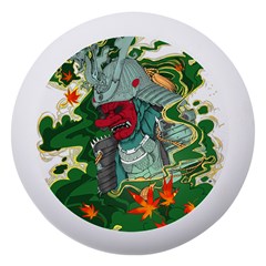 Armor Japan Maple Leaves Samurai Mask Cut Dento Box With Mirror