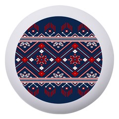 Ukrainian Folk Seamless Pattern Ornament Art Dento Box With Mirror