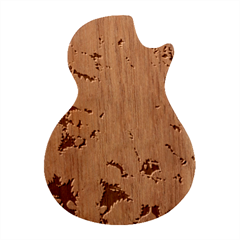 Enchanting Foliage Sharp Edged Leaves In Pale Yellow And Silver Bk Guitar Shape Wood Guitar Pick Holder Case And Picks Set