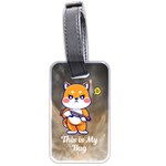 Personalized Name War Dog Luggage Tag (two sides) Luggage Tag (two sides) Front