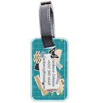 Personalized Name Stamp Luggage Tag (two sides) Luggage Tag (two sides) Back