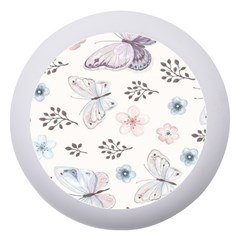 Butterflies Cute Flower Pastel Pattern Dento Box With Mirror